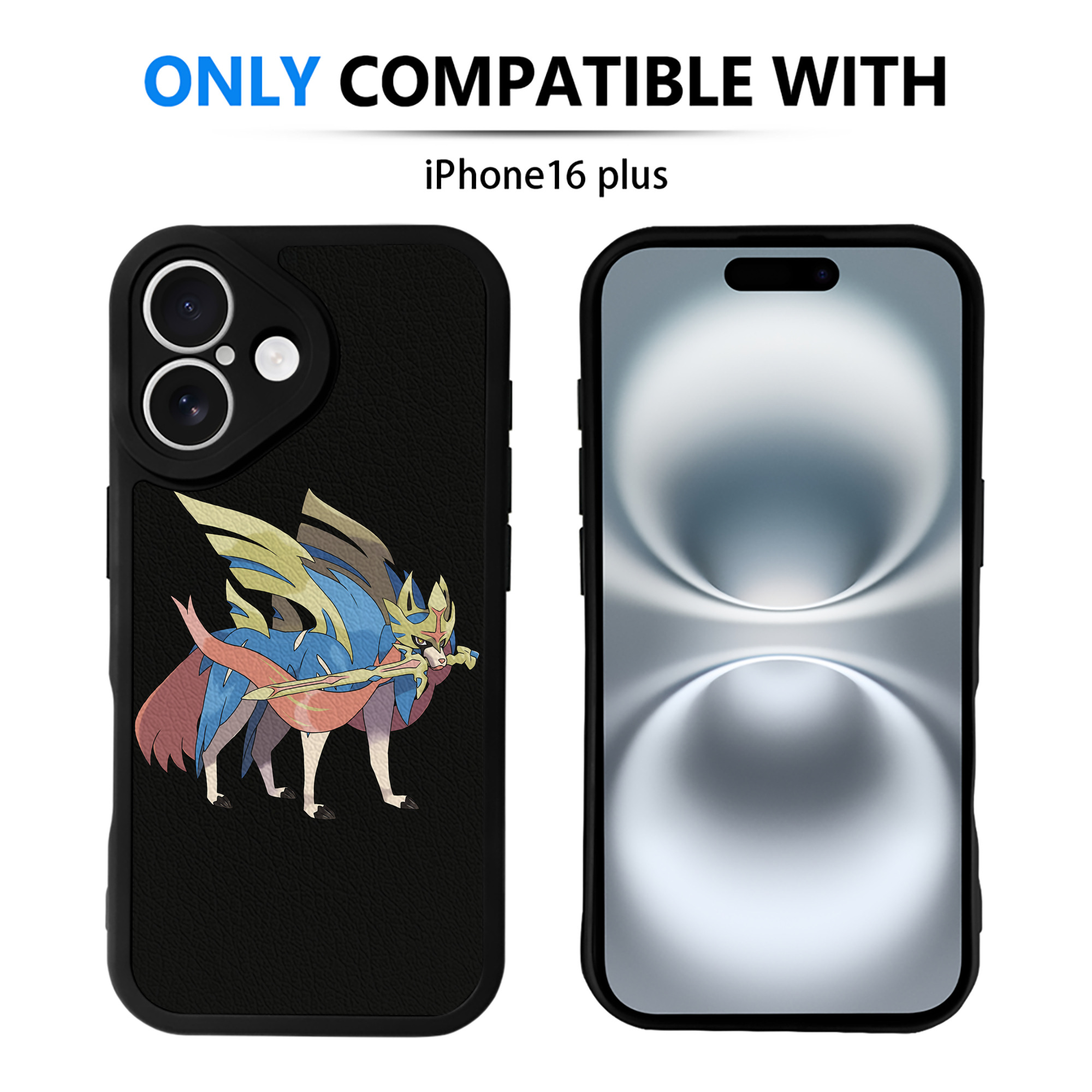 （画像用） ポケットモンスター Pokémon 【iPhone 16シリーズ対応】シリコンスマホケース（レザー調） 材質：シリコン